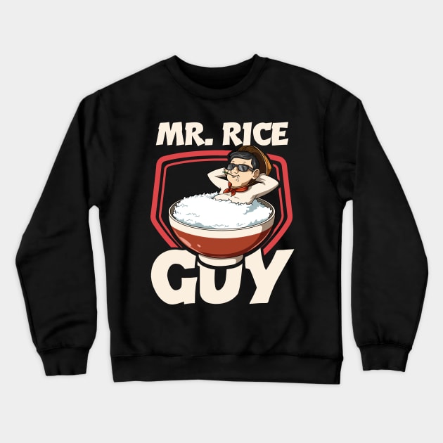 Rice Asian Food Funny Foodie Secret Chinese Korean Crewneck Sweatshirt by melostore